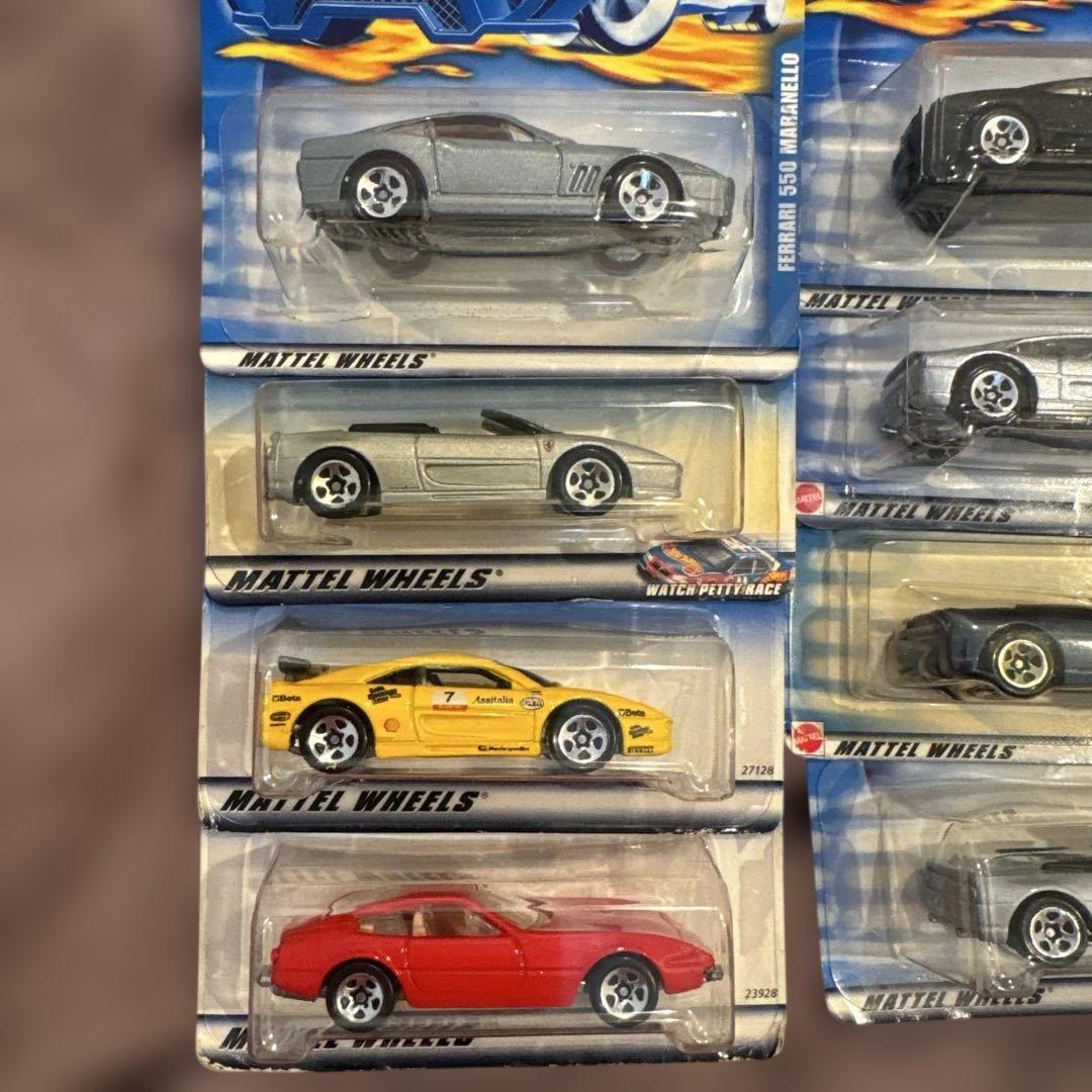 Hot Wheels Ferrari 8台セット F355 / 365 GTB/