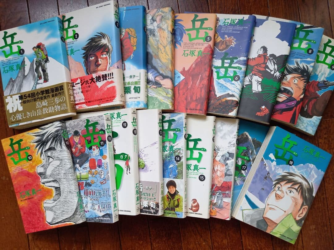 【新品同様　人気の岳】小学館漫画賞受賞、映画化もされたあの人気コミック全巻セット