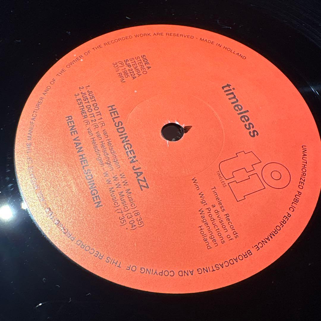 [レコード] Rene van helsdingen jazw LP