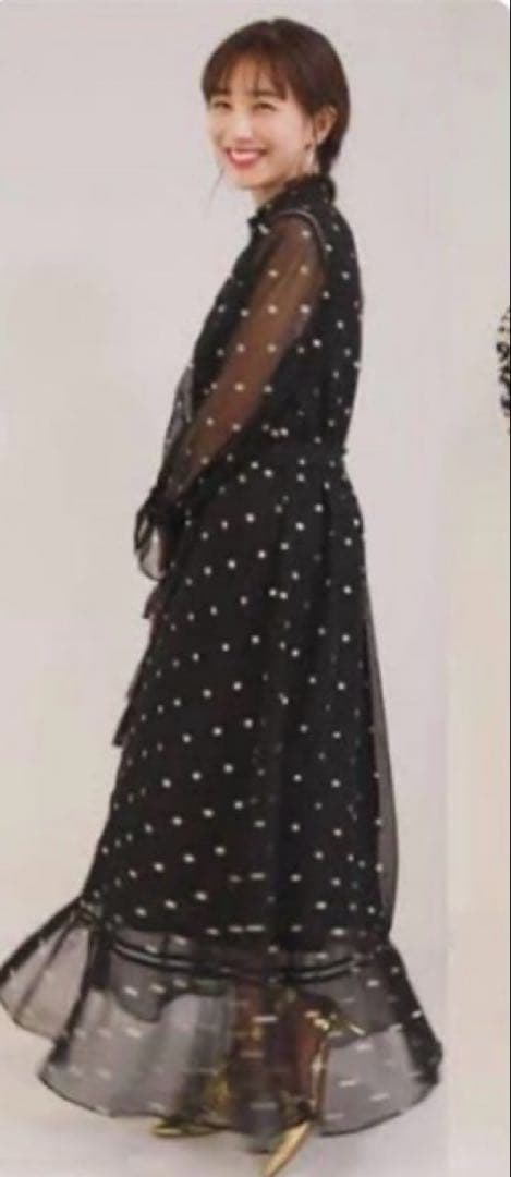 【Yuri】Amerivintage SPARKLE DOT DRESS