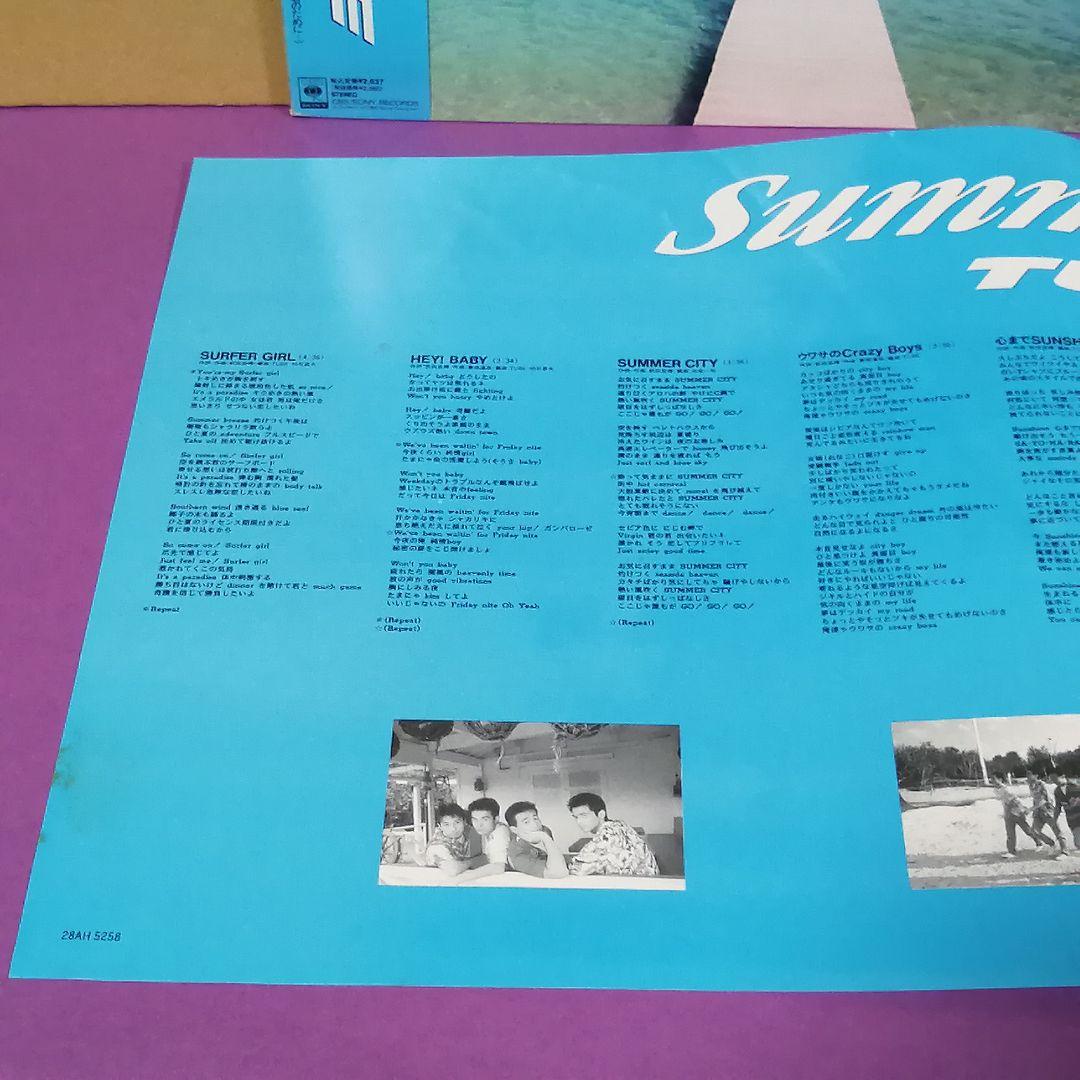 （ＬＰ）チューブ／ＳＵＭＭＲＥ　ＣＩＴＹ　帯付　ラストアナログＬＰ／長戸大幸