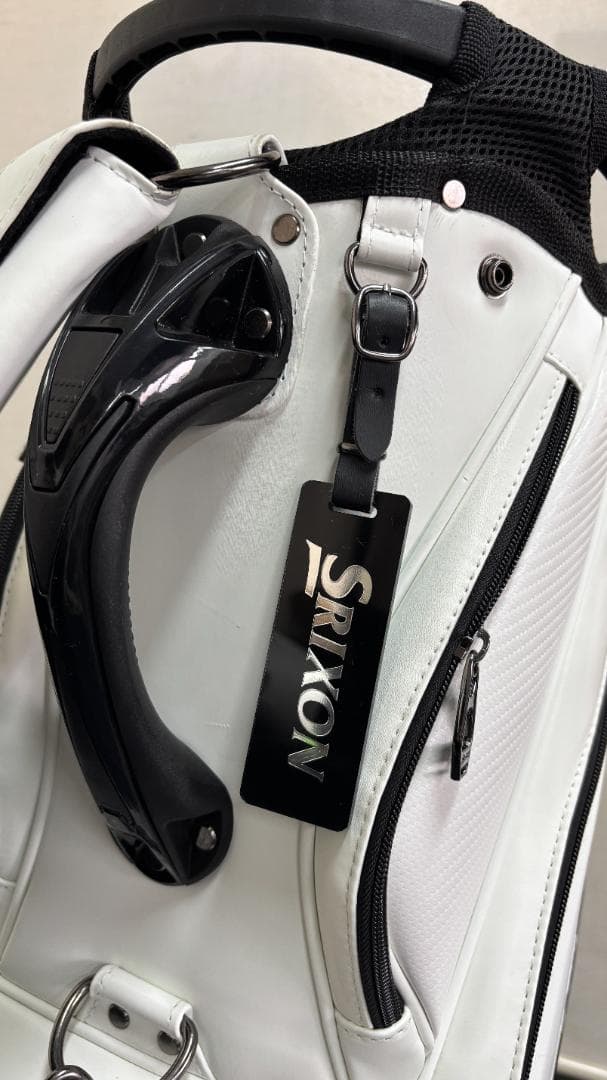 Srixon ホワイト キャディバッグ