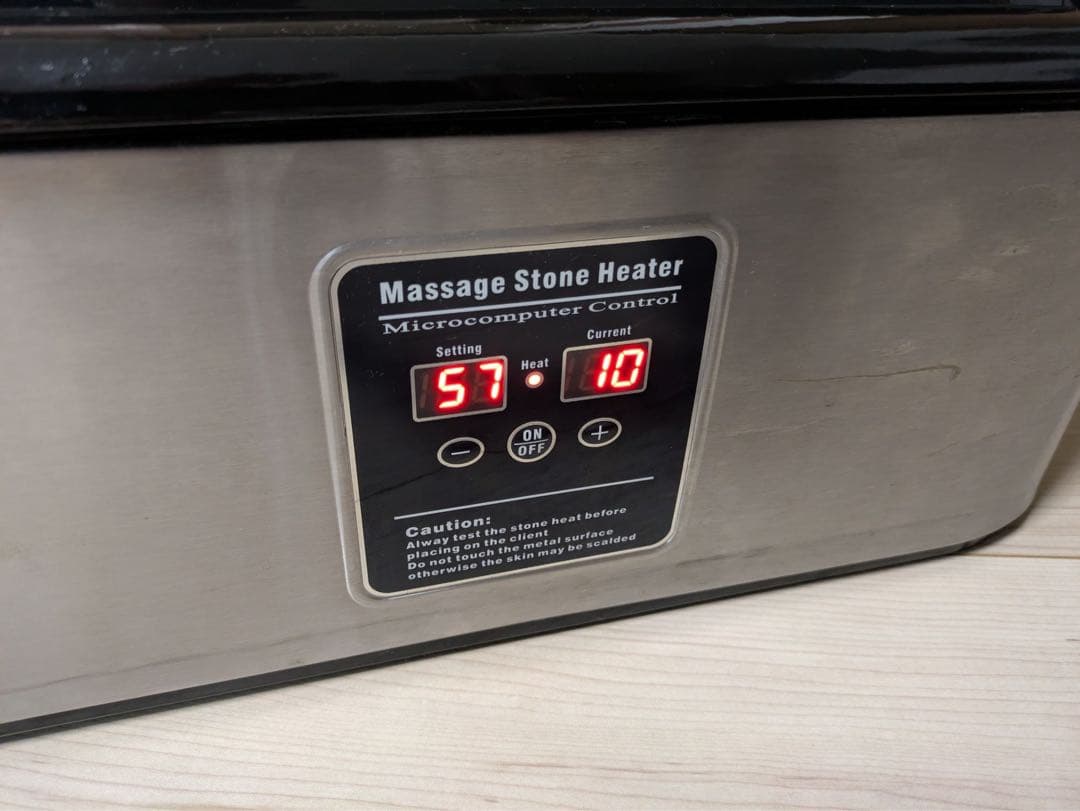 Master Massage18クォートホットストーンウォーマー ストーン19個