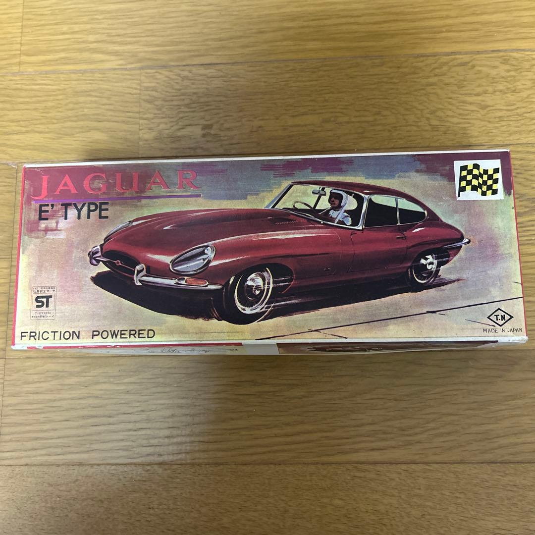 野村トーイ ブリキ ジャガー E-TYPE フリクション オリジナル当時のまま