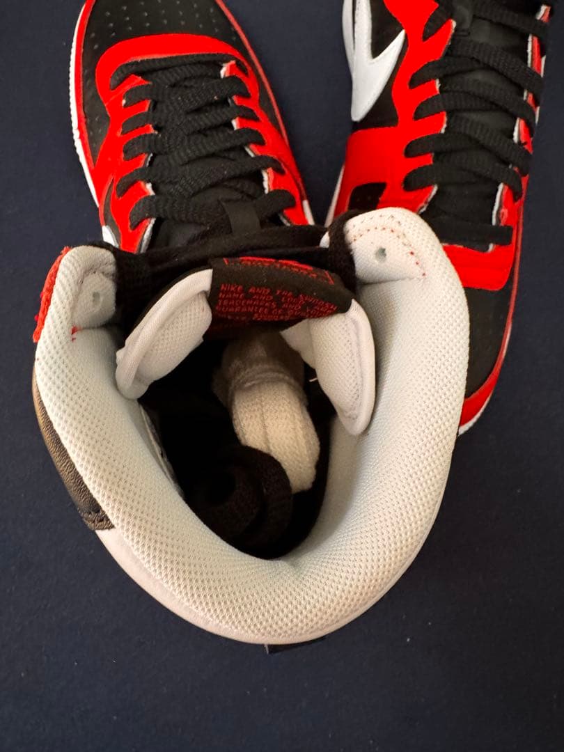 Nike 77 赤/黒 ハイカットシューズ　箱無し