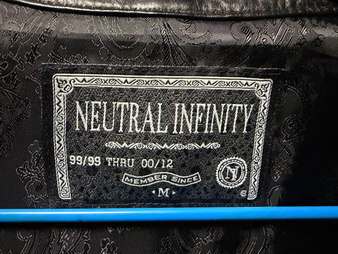 ライダースジャケット　シングル　レザーブルゾン　NEUTRAL INFINITY