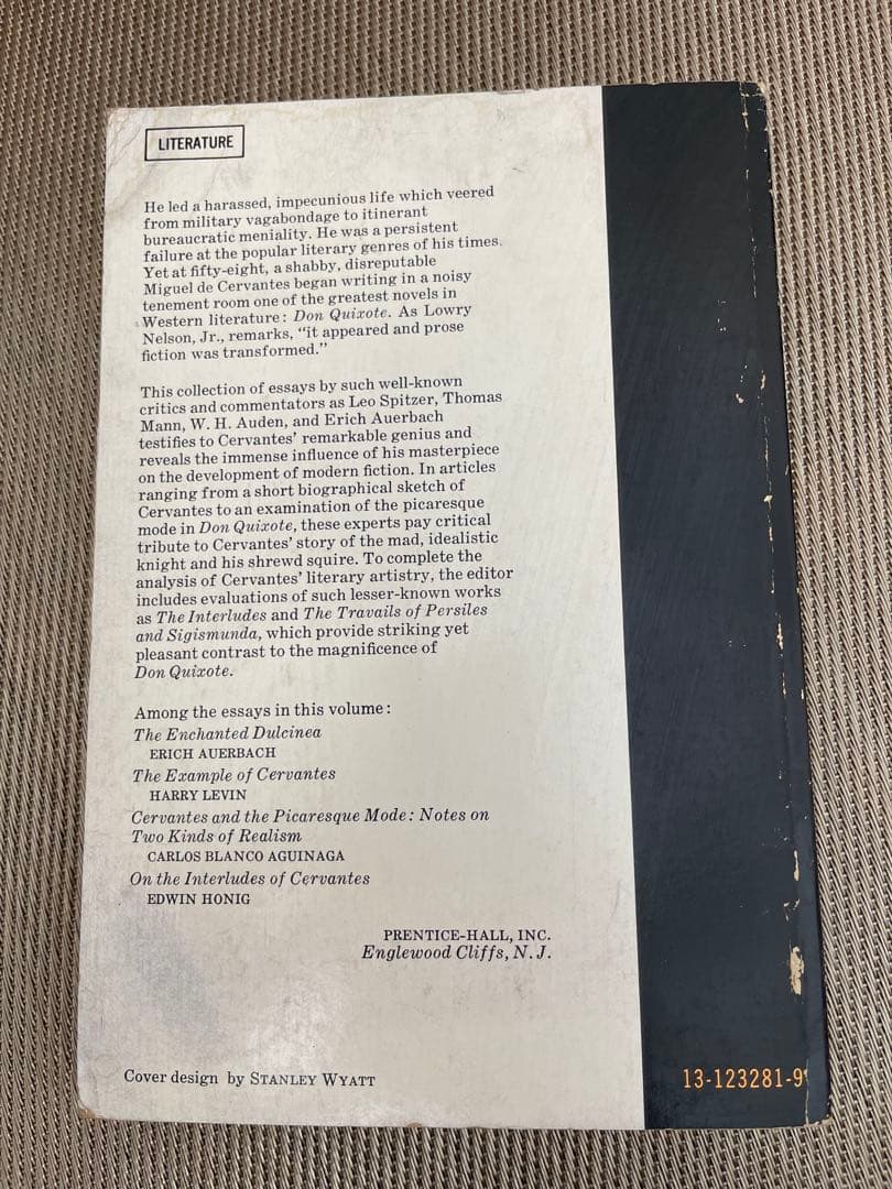 洋書 Cervantes A Collection of Critical Essay
