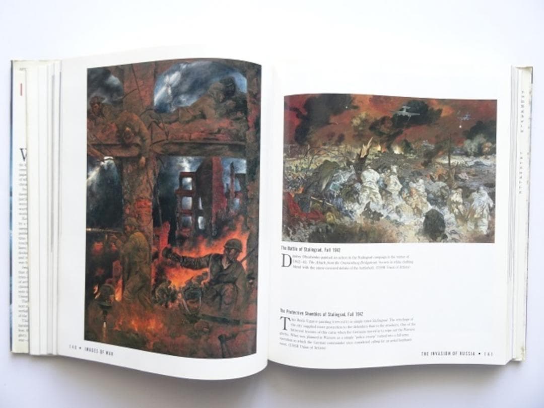 洋書◆第二次世界大戦をテーマにした画集 作品写真集 本 ミリタリー 戦争 絵画