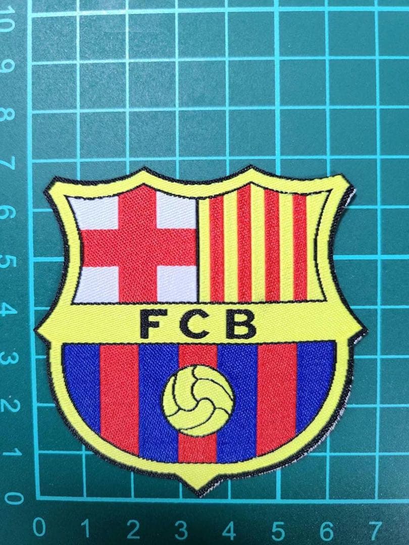 9種類各2点！サッカー　刺繍ワッペン　アイロン熱圧着タイプ