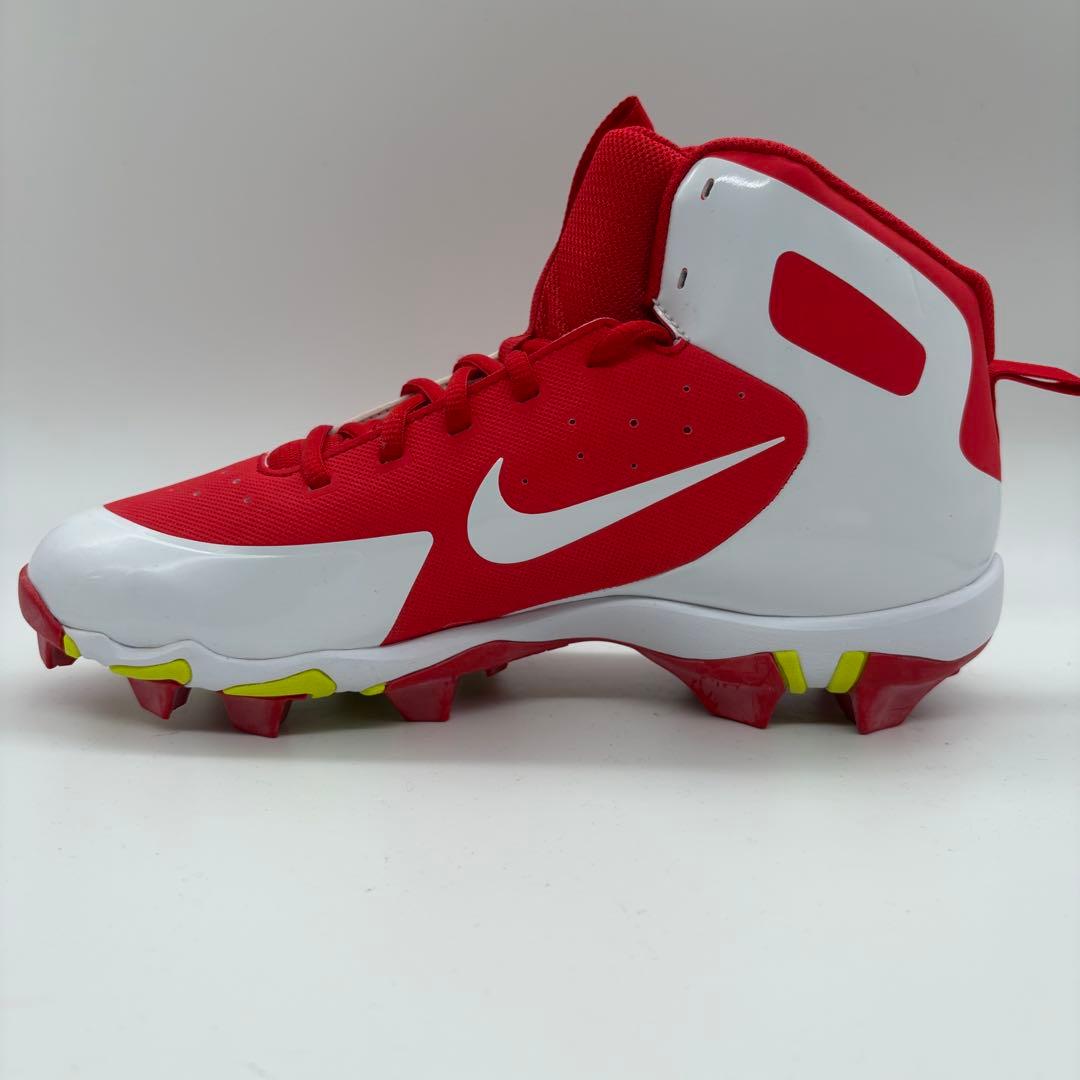 NIKE 野球 スパイク レッド 赤 26.5㎝ ミドルカット 軽量 ポイント