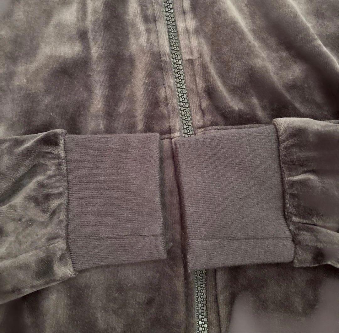NIKE ナイキ ベロア セットアップ パーカー パンツ　上下　ブラウン　M