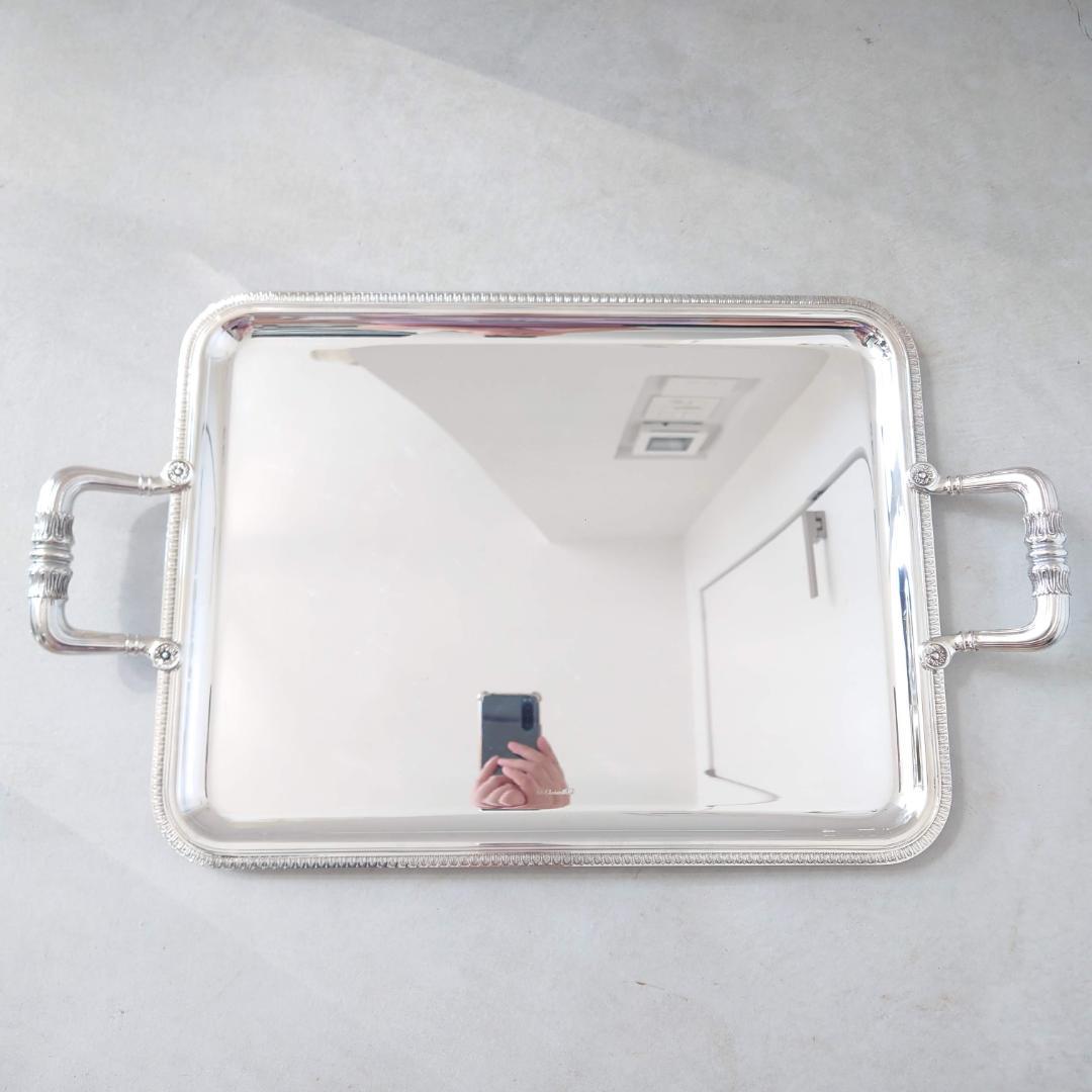 希少 極美品 クリストフル マルメゾン トレイ 布袋付き