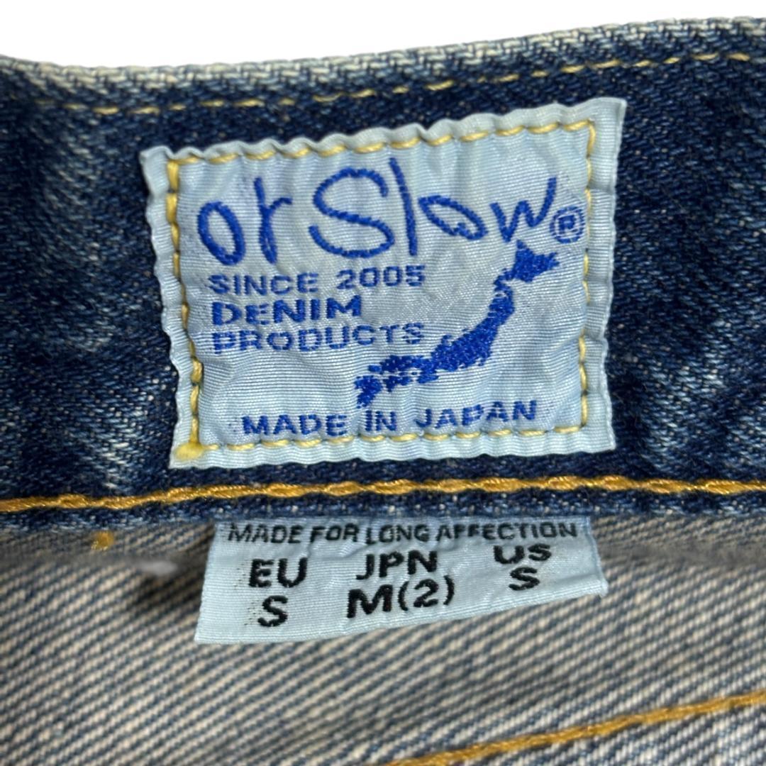orSlow オアスロウ 107 セルビッチ ダメージ加工 デニム M（2）