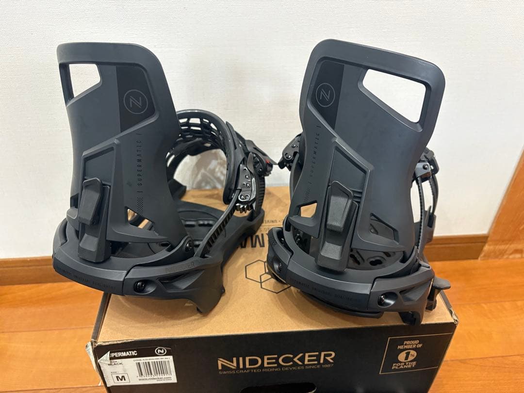 Nidecker Supermatic ビンディング Mサイズ ブラック