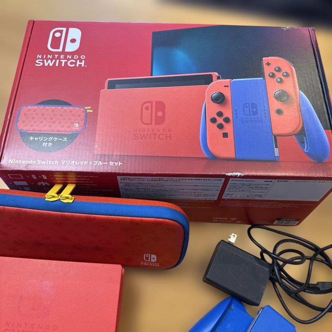 Nintendo Switch 本体 マリオレッドブルーセット