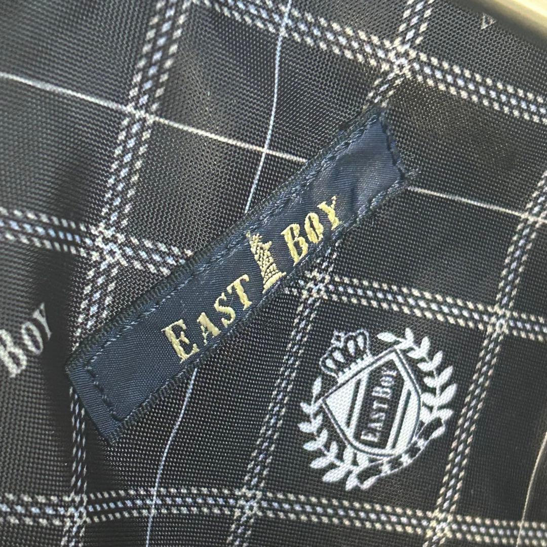 EASTBOY イーストボーイ　スクールバッグ　チャーム付き　ブラウン　茶色