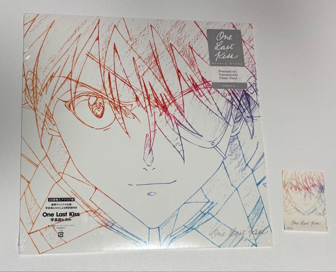 【完全生産限定盤】宇多田ヒカル/One Last Kiss ステッカー付US盤