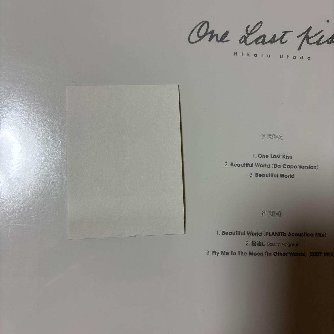 【完全生産限定盤】宇多田ヒカル/One Last Kiss ステッカー付US盤