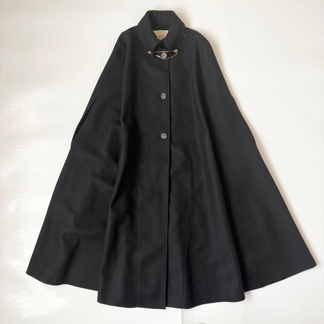 m*a様 TOD'S トッズ　ケープコート ブラック　黒