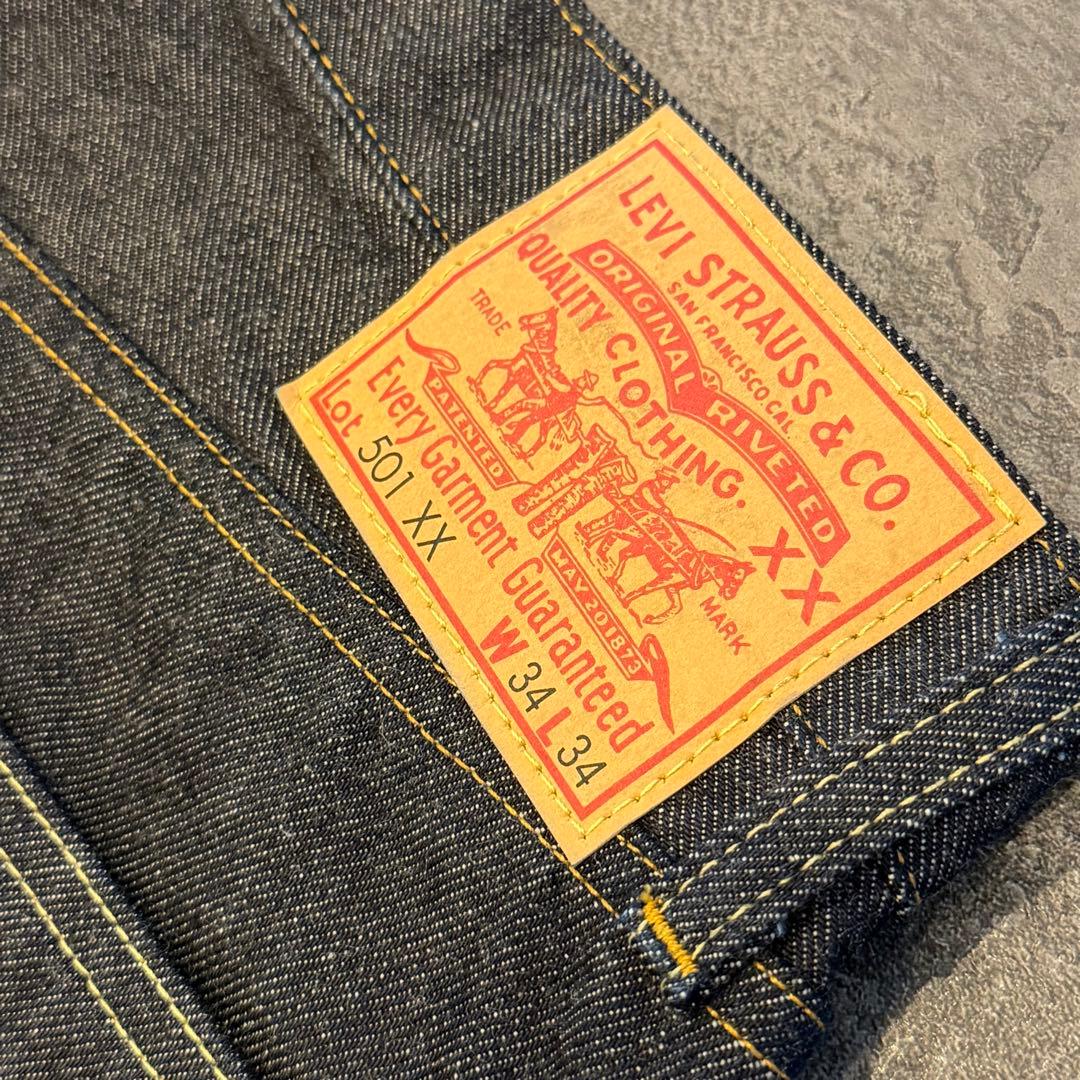 Levi's 501XX ストレートデニム ダークブルー