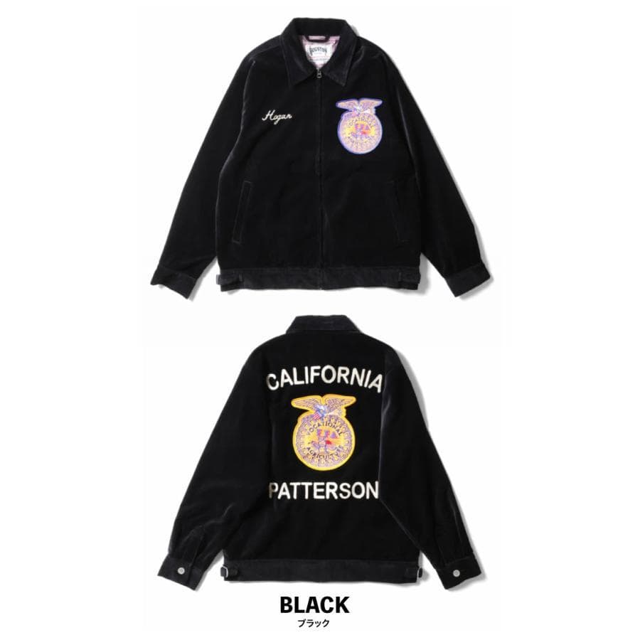 新品＊HOUSTON ヒューストン FFA ジャケット ブラック M