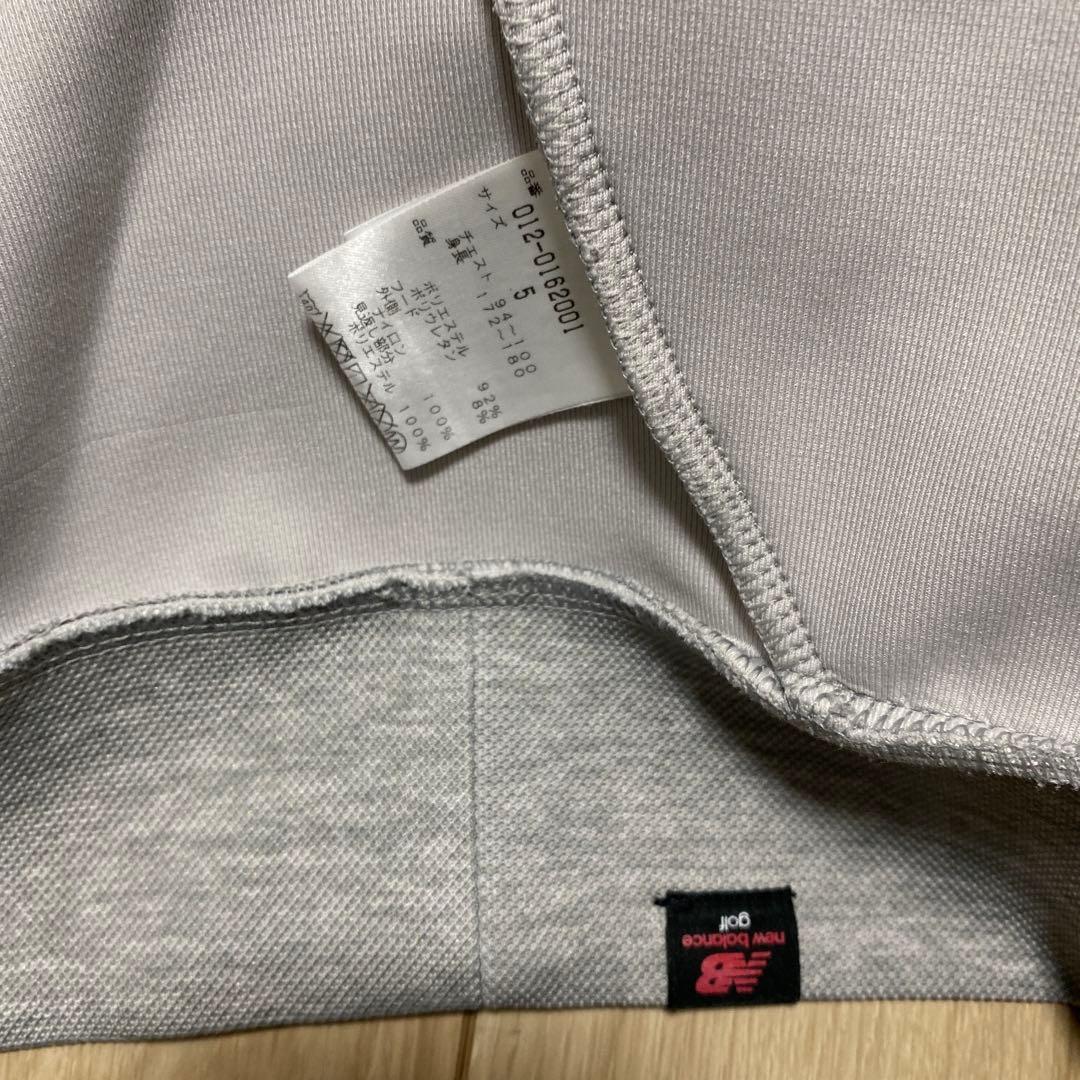 New Balanceゴルフ ジャージ上下セット グレーサイズ5 美品で素敵