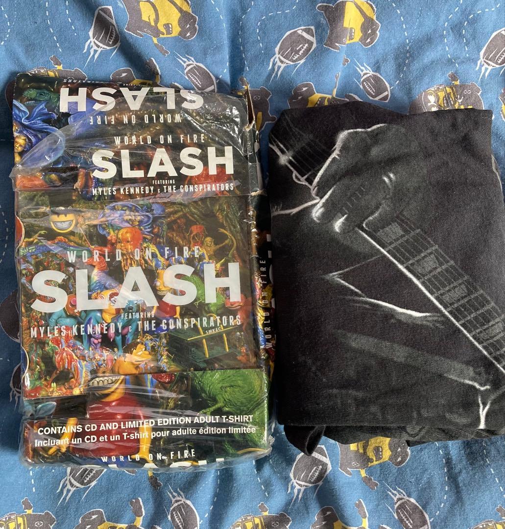 Slash World On Fire レア Tシャツ Box ガンズ B'z