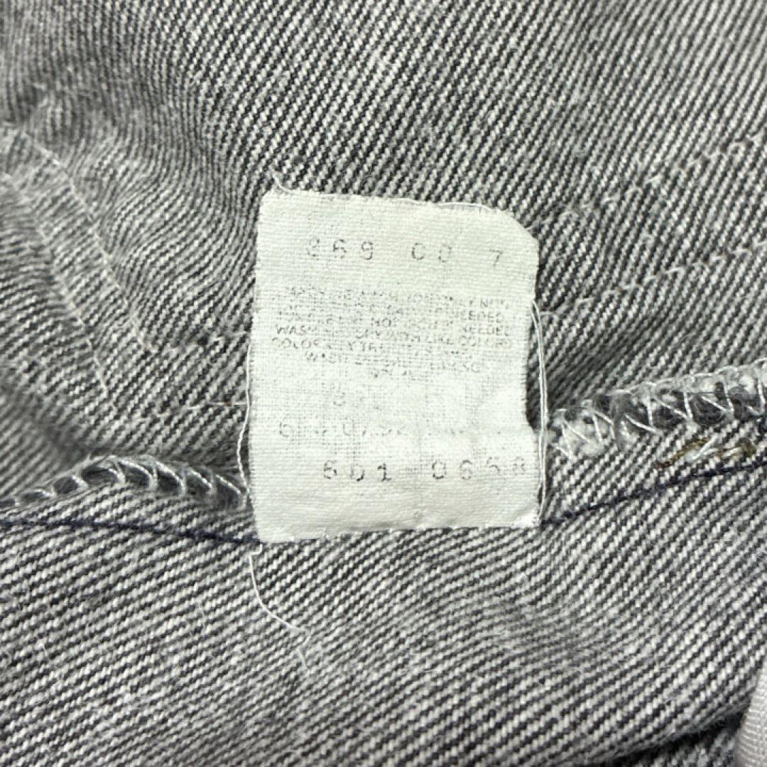 90s USA製 Levi’s 501 先染めブラック 653 W36 股下70