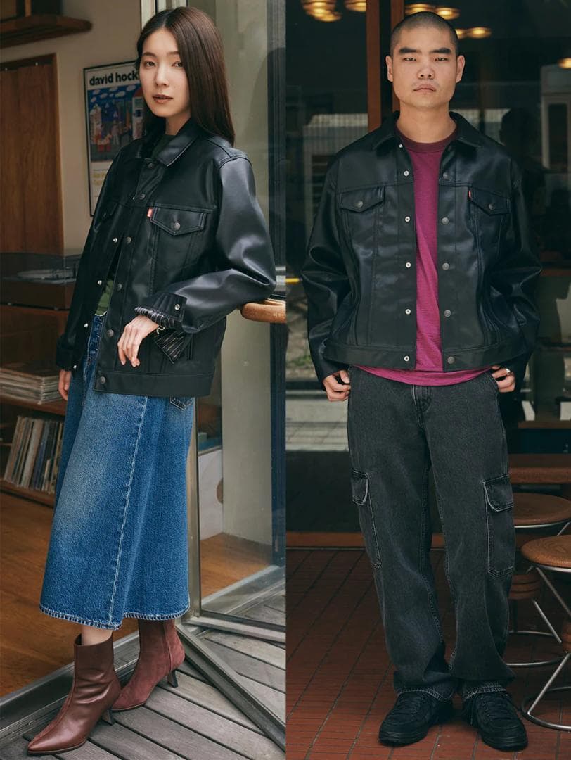 Levi's Premium 日本限定レザートラッカージャケット