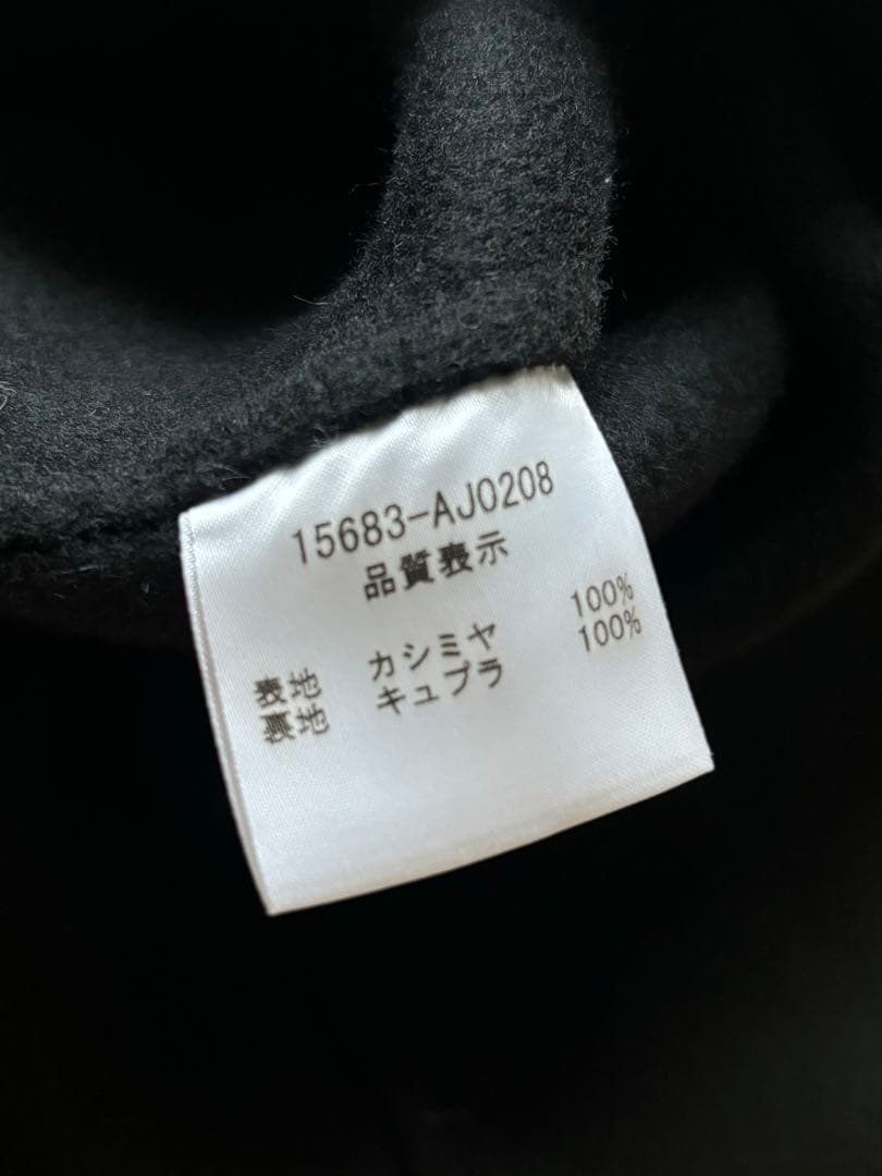 フォクシー FOXEY カシミヤ ダブルフェイス リバー フードコート 40