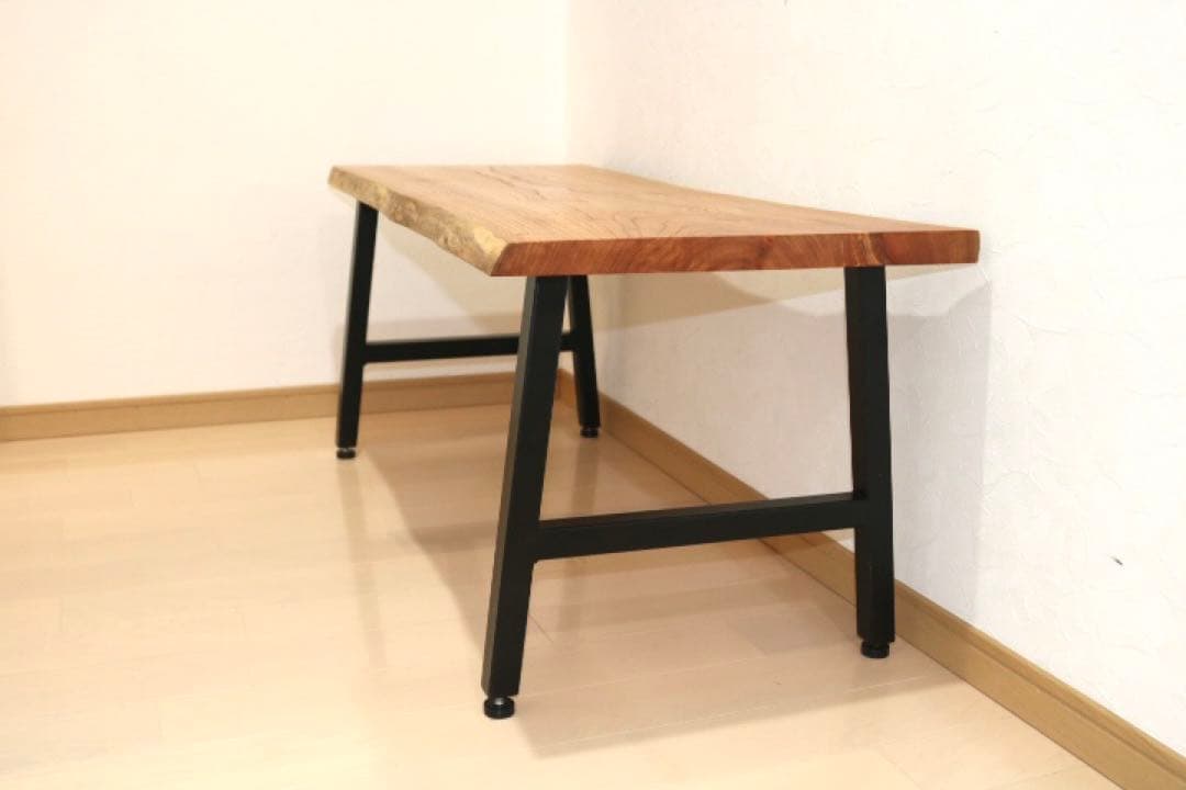 センダン　1枚板　アイアンテーブル　1点物