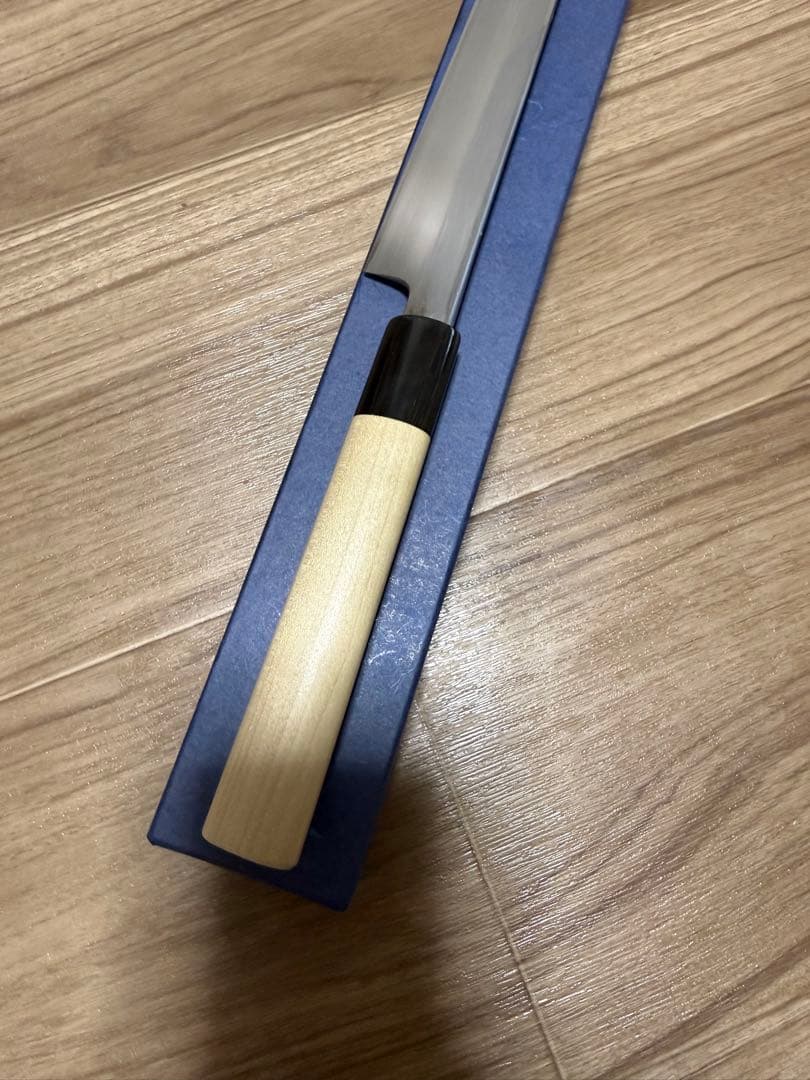 重房　柳刃包丁　刃渡り　9寸