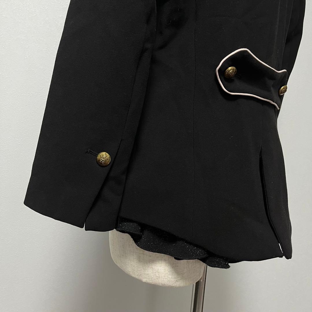 ナポレオン ジャケット ダークコア y2k 海外ガール ゴシック 退廃的 軍服風