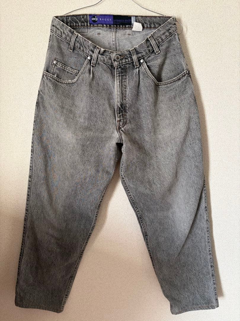 90s Levi’s silverTab BAGGY 先染めブラック USA製