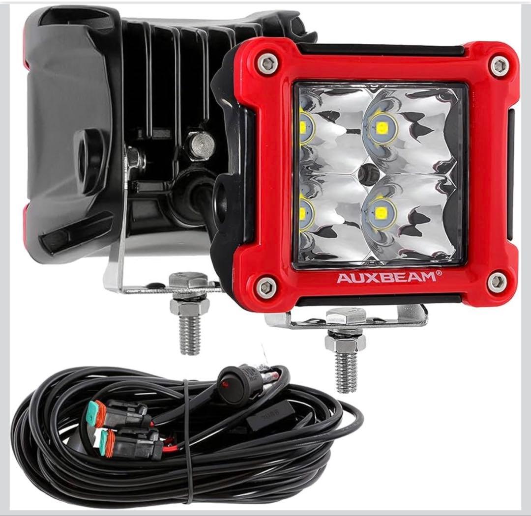 Auxbeam FAシリーズ LEDポッド、3インチ 40W スポットビーム