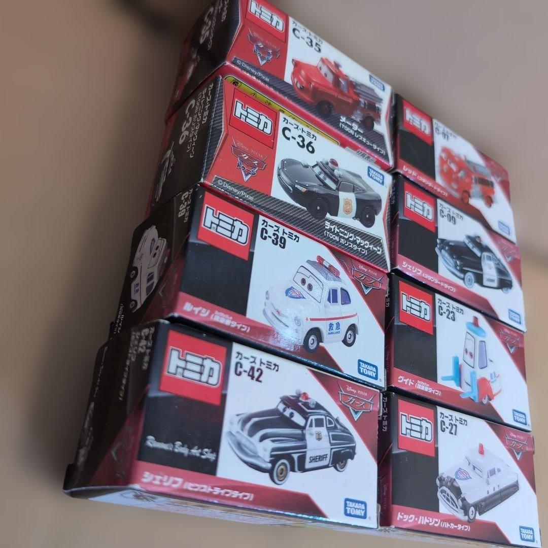 ②新品 カーズトミカ 緊急車両系 8点まとめ売り
