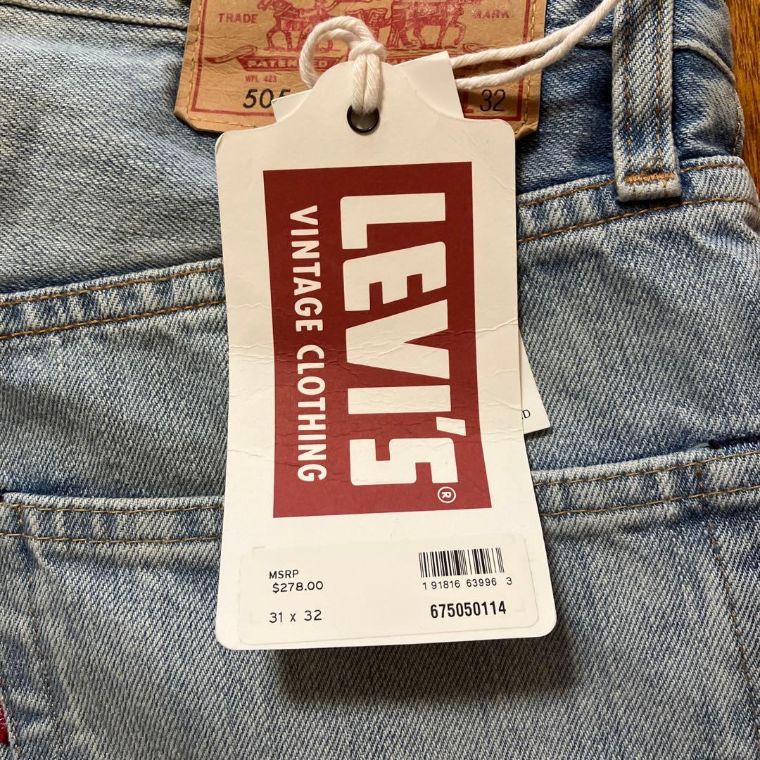 LEVI'S VINTAGE CLOTHING 505 未使用品