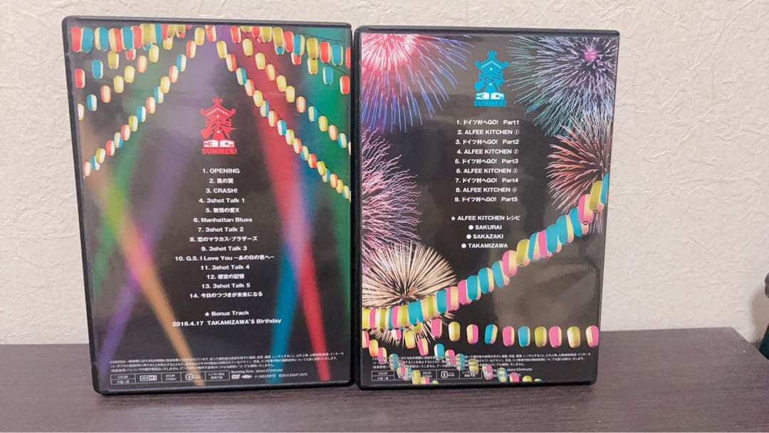 THE ALFEE 2016夏フェス　DVD2枚セット