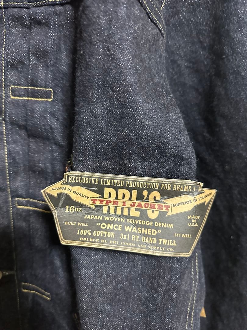 新品 BEAMS PLUS 別注 RRL TYPE 1 JACKET LVC