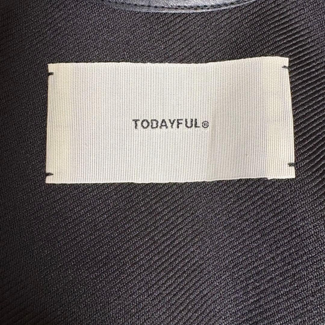 ワンピース TODAYFUL Uneck Piping Dress