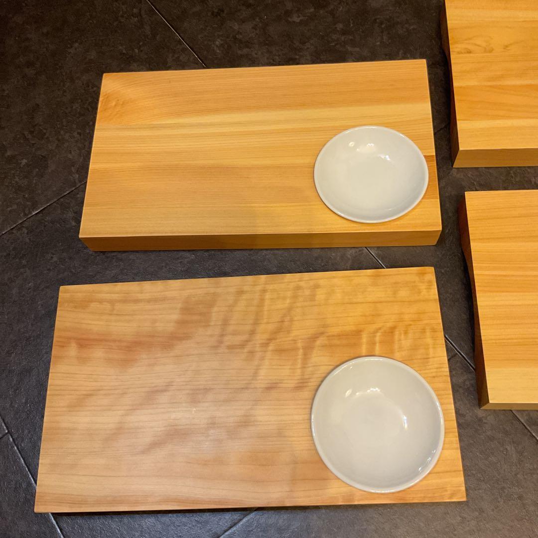 お寿司用　ひのき製　プレート　お寿司　sushi plate