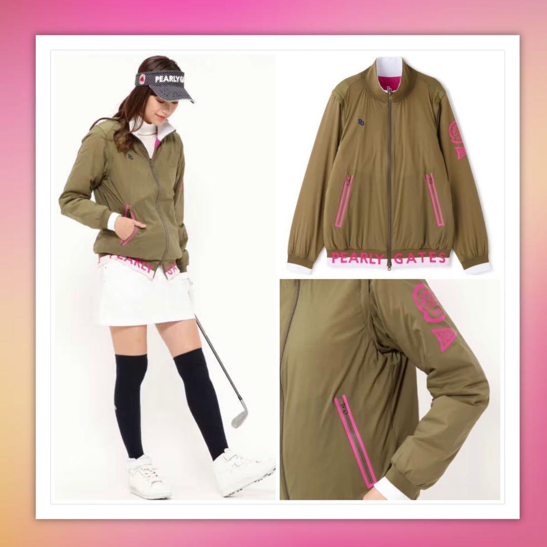 サイズ②パーリーゲイツ☆リバーシブルブルゾン☆新品☆4way☆税込56,100円