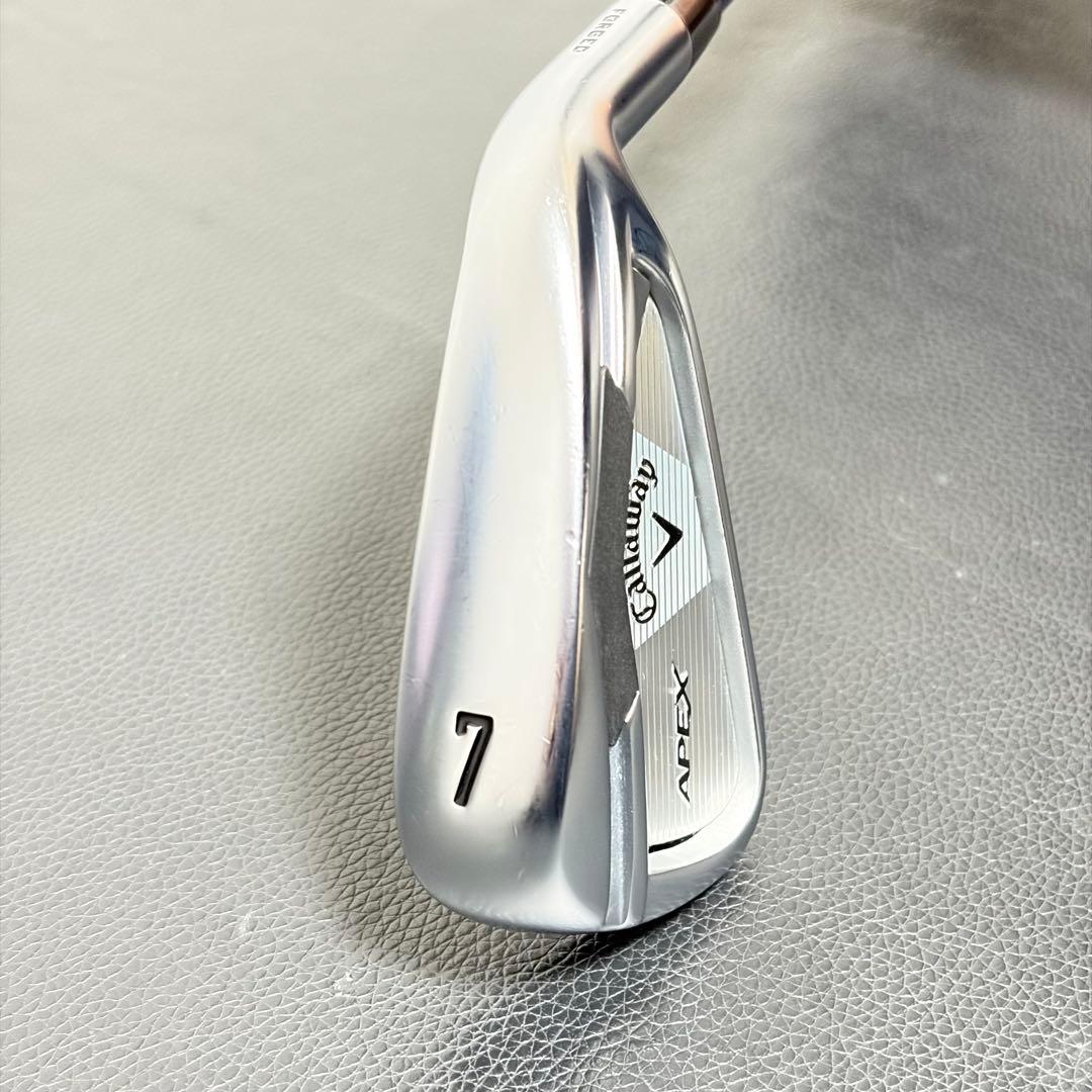 【美品】キャロウェイ APEX 2021 アイアン 7番 単品 純正カーボン R