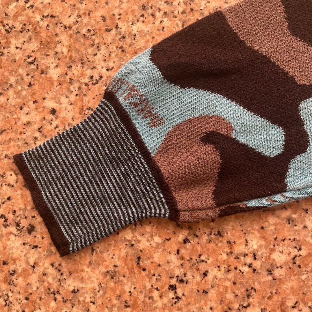 MARK & LONA スカル刺繍ポロシャツ ニットセーター
