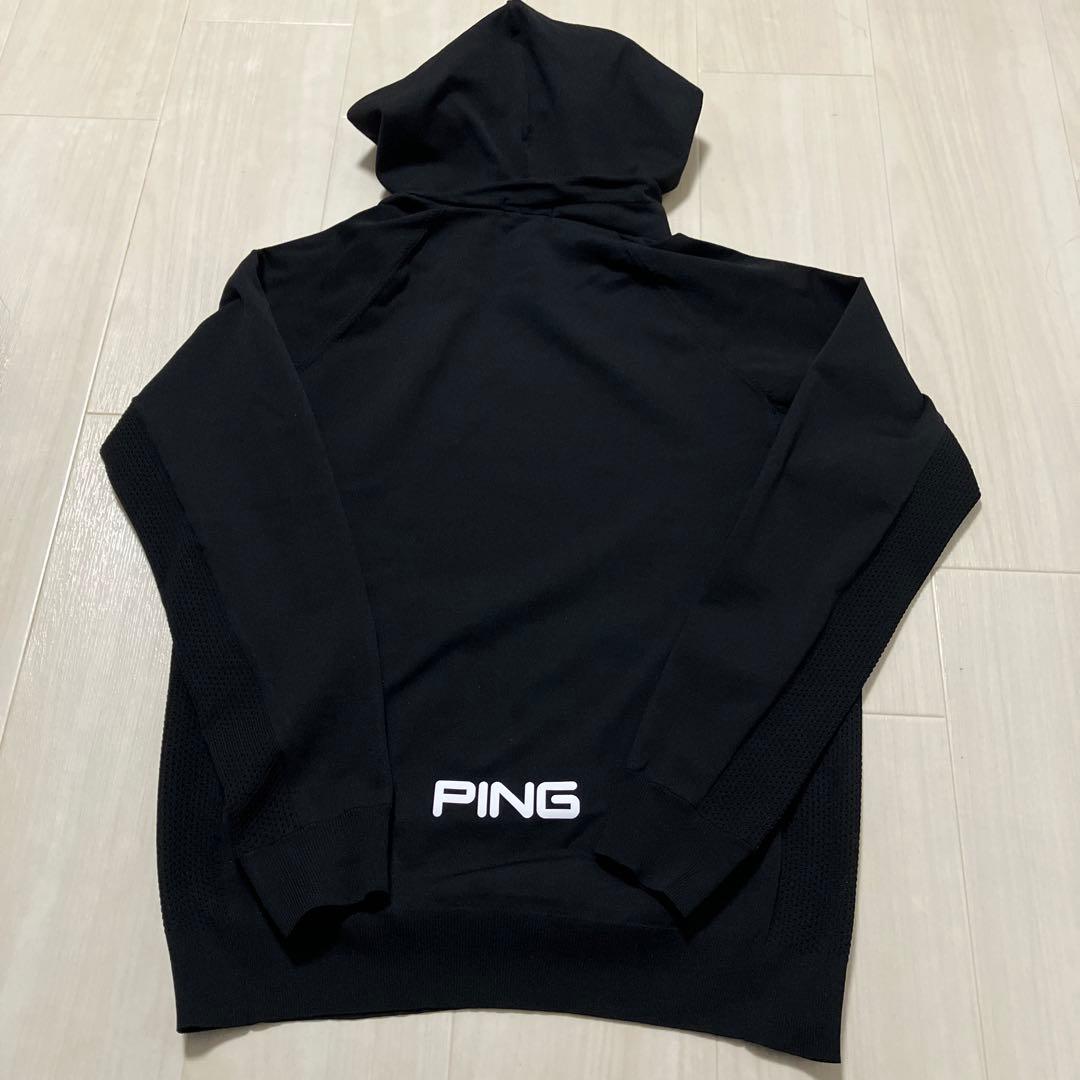 PING フーディ パーカー ブラック　M