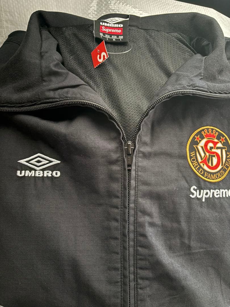 ジャケット・アウター Supreme Umbro Cotton Track Jacket BLACK