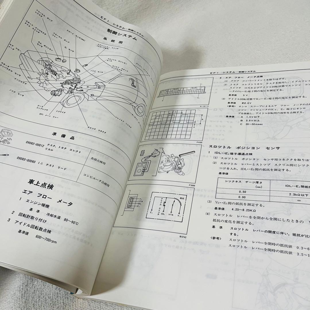 TOYOTA【7M-GTEU エンジン修理書】初版 整備書 スープラ ソアラ