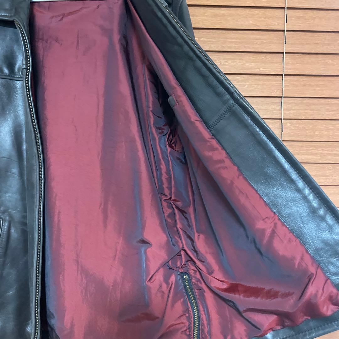 革*ー様 Schott ダークブラウン レザージャケット S
