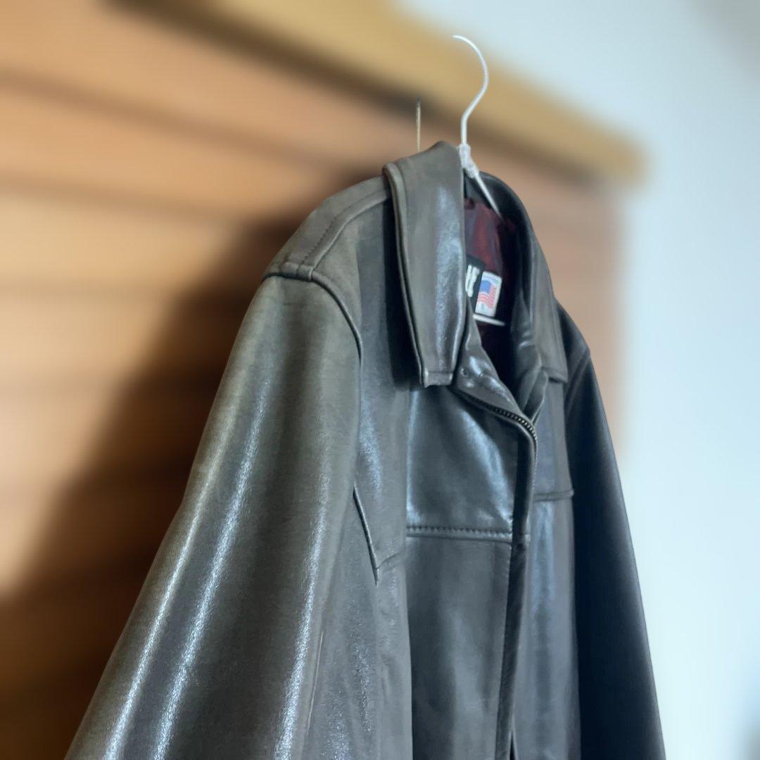 革*ー様 Schott ダークブラウン レザージャケット S