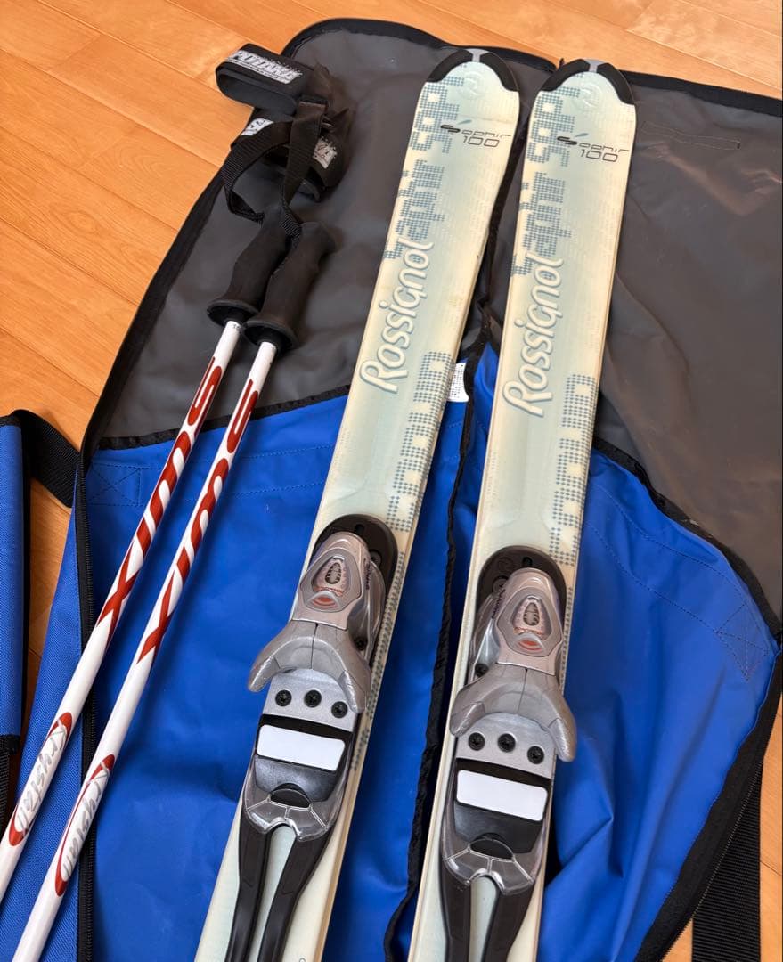 スキー板　ロシニョールrossignol 154cm ストック　105cm